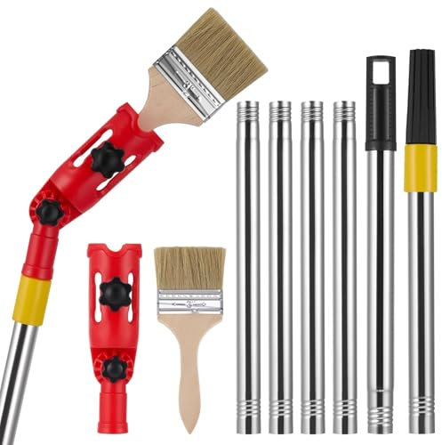 Multiangle Paint Brush Extender Holder Extendable Paint Brush, 1.7M Universal Paint Brush Extender Tool, Universal Paint Brush Extender Tool, for Walls Ceiling Painting Roller Set