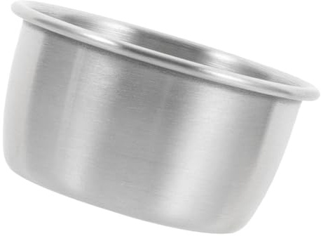Hemobllo Gamelle pour Lézard en Acier Inoxydable 304, Petite Taille 40 ML, Bol Alimentaire Métallique pour Reptiles, Support d'eau pour Terrarium, Usage Polyvalent pour Gecko et Serpent