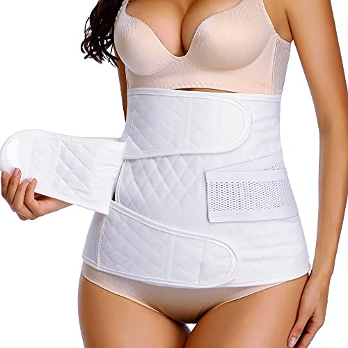 PAZ WEAN Post C-Section Recovery Belly Band Hysterectomy Postpartum Girdle Belly Wrap C Section Abdominal Binder for Hernia Support