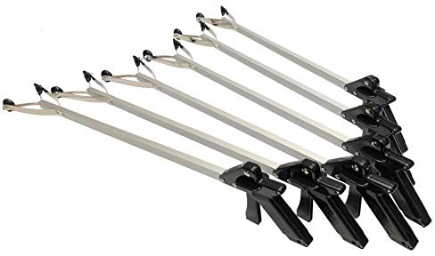 ArcMate EZ Reacher - Heavy Duty Grab-It Reaching Tool - Grabber Reacher with 4.5 Inch Jaws, Can Lift a Dime to 8 lb. Brick, Lightweight, Sturdy, Ideal for Commercial, Maintenance, Seniors, 32, 6-Pack
