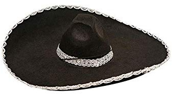 Dress Up America Kids Mexican Sombrero Hat - Costume Accessory for Children | Traditional Mexican Fiesta Straw Cap - Suitable for Cultural Events, World Book Day, Costume Parties and Role Play Fun