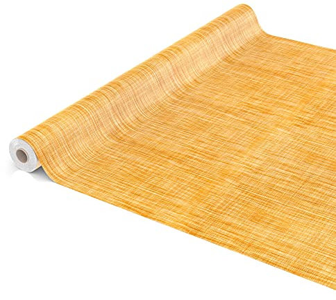 Tischdecke abwaschbar Wachstuch Wachstuchtischdecke Gartentischdecke Leinen-Optik Pflegeleicht Wasserabweisend 1000 x 140 cm (Rechteckig) Anthrazit Schnittkante