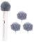 Teleskop Staubwedel, Eiflayn Mini-Staubpinsel, Duster, 2-In-1-Multifunktions-Reinigungsset FüR Tastaturen, GeräTe, Bildschirme, AutoinnenräUme Und Mehr (Weiß, Mit DREI Austauschbaren StaubköPfen)