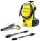 Kärcher K 4 Classic - Lavadora a presión, presión: máx. 130 bar, Caudal: 420 l/h, Cobertura de área: 30 m²/h, Filtro de agua, Peso: 4,6 kg, Manguera de alta presión y pistola, Blaster de suciedad,