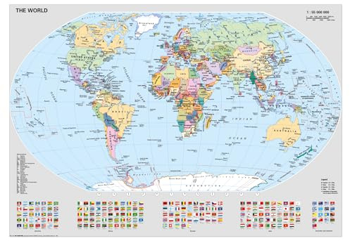 Ravensburger Puzzle 1000 Pezzi, Mappamondo Politico – Puzzle Adulti +14 anni, 70 x 50 cm, Puzzle per Adulti, Collezione Meravigliosa Illustrazione, Idee Regalo