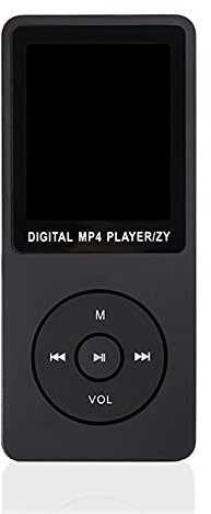 Shkalacar Reproductor MP4 64GB, Reproductor de música con pantalla de 1.8'' Reproductor de música MP3 portátil con grabadora de voz radio FM para niños adultos