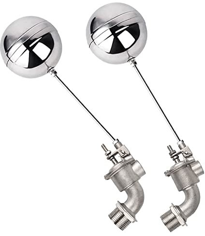 Qiufa Soupape À Bille Flottante En Acier Inoxydable De 1/2 3/4 1 , Vanne À Flotteur Montée À 90 Degrés, Interrupteur De Commande De Débit, 1pcs (Color : 1 side mounting)