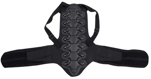 Herren Motorrad Rückenprotektor für Erwachsene,Rückenprotektor, EN geprüft - Level 2, Umschnall-Rückenschutz,Motorrad Wirbelsäulen Protektorenjacke für Motocross Ski Reiten (S)