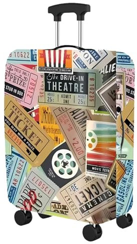 TYXHXTF Kofferhülle, Elastisch Reise Kofferschutzhülle, Luggage Cover, Reisekoffer Hülle Kofferschutz, Waschbarer Gepäck Abdeckung, 26-28 Zoll, L