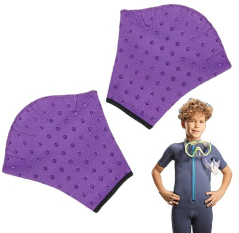 DzpKrka Schwimmhandschuhe, Schwimmhandschuhe für Wassertraining, Neopren-Trainings-Fäustlinge mit Handgelenkschlaufe, Schwimmzubehör, widerstandsfähiges Training für Männer, Frauen, Kinder