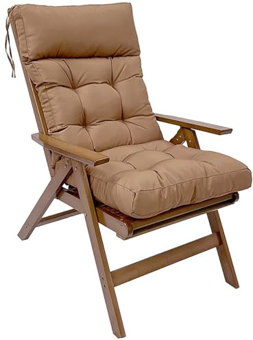 seokor Cojín para Tumbona Impermeable, 125x55/180x50cm Cojines para Silla Mecedora, Exterior Reclinable Colchoneta Tumbona, para Jardín, Piscina, Playa, Terraza Y Balcón(I,125x55x10cm)