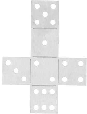 Strumento di pratica di saldatura, coupon di saldatura das dadi, strumento coupon di saldatura a dadi del cubo in acciaio inossidabile per principianti (lato 1,65 pollici)