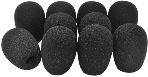 Vynetra Microfoni Spugna Schiuma Parabrezza Protezioni Coperture Per Aviazione A10 Microfoni Aviazione Cuffie Mic Cover