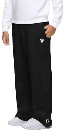 Pantalon de Jogging Garcons Baggy Sweatpants Hiver Pantalon de Survêtement Sport Taille Élastique Chaud Enfant Mode Training Workout Décontracté Pants Gris Bleu Vert armée 7 Ans 122 116 128