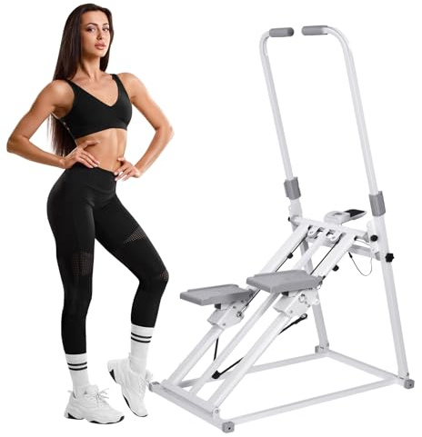 Stepper Fitness,2025 Stair Stepper Pro,Stairmaster per la Casa,Pieghevole per Macchine Cardio Verticali con 3 Altezze Regolabili Per la Casa e l'ufficio