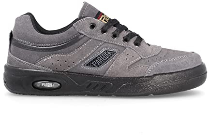 Deportivo trabajo PAREDES, Ecológico cordon serraje gris SRA, talla 39