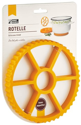 Monkey Business - Sottobicchieri divertenti e alla moda, a forma di una serie di accessori da cucina ispirati alla pasta, accessori da cucina originali
