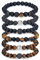 Adramata 6-8Pcs 8mm Tigerauge Armband Herren Damen Naturstein Armband Yoga Perlen Achat Elastische Armbänder Herren Armbänder Set Geburtstagsgeschenk für Männer Frauen