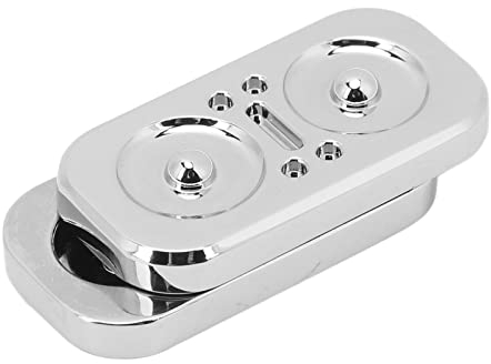 SALALIS Métal Fidget Slider Adulte Fidget Jouets TDAH Outil Anxiété Soulagement du Stress Jouets Bureau Bureau Jouets pour TDAH et ADD Patients(Argent)