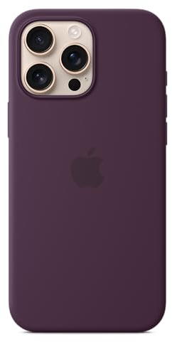 Apple iPhone 16 Pro Max Silicone Case with MagSafe - Plum ​​​​​​​