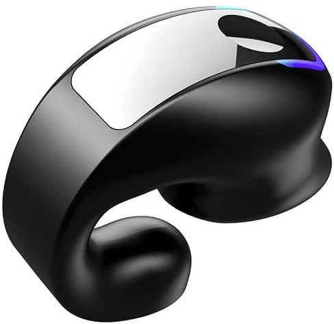 Gettimore GD28 - Clip auricolare singolo per auricolari wireless TWS con microfono, Bluetooth 5.3, microfono a cancellazione del rumore, design leggero e compatto, struttura in plastica, compatibile