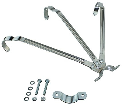 Hollow Hub Rear Fender Braces Chrome, Various Sizes (20)