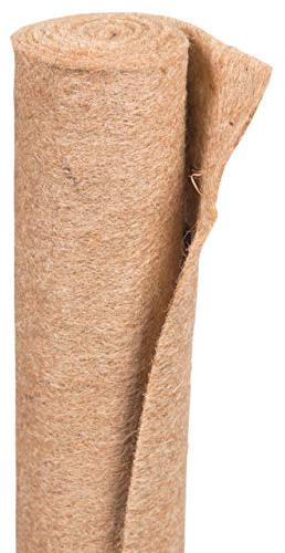 AFP Jutefilzmatte Winterschutz Pflanzen, Natur, 50 x 3000 cm/Naturmaterial Jutefilz/Stammschutz Bäume/Frostschutz Kübelpflanzen/Deko / 2 Jutesäckchen gratis