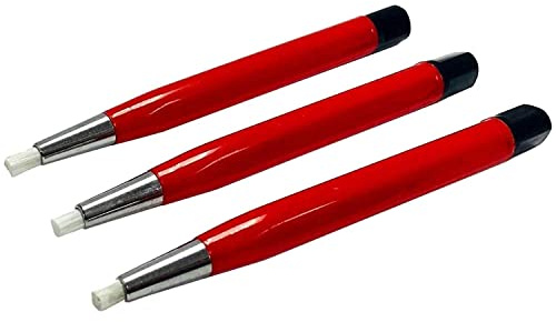 Megacast Fiberglass Scratch Brush Pen - 3 Pack - Jewelry, Watch, Coin Cleaning, Electronic applications, Removing rust and corrosion