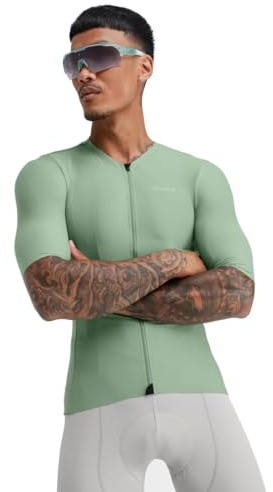 SIROKO - Maglia da Ciclismo SRX Stage - M - Verde Oliva