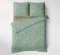 Bettwaesche-mit-Stil Mako Satin Bettwäsche orientalische Ornamente Mint/Gold (Garnitur 200x200 + 2X 80x80)