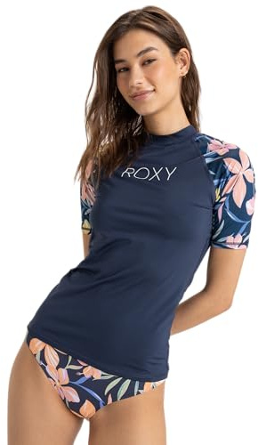 Roxy Young Women Sea Bloom in Full Moon Rashguard, Mood Indigo, S EU