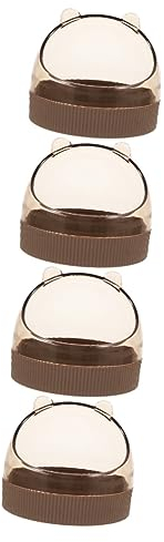 POPETPOP 4 Stück Futternapf Für Kleintiere Meerschweinchen Welpe Futterstelle Für Igel Zwerghamsterfutter Igel Essen Hund Wassernapf Futternapf Für Hamster Acryl Chinchilla Lieferungen