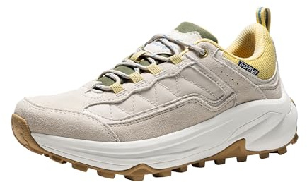 NORTIV 8, vattentäta vandringsskor för kvinnor med fotvalvstöd, utomhus, läder, promenader, vandring, camping, tennis, träning, korsträning, sneakers, wicklow