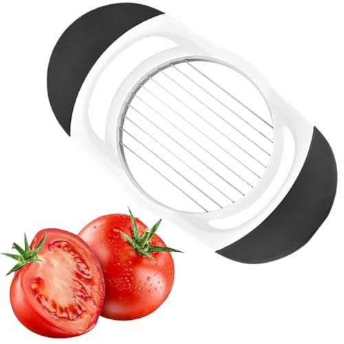 CHEFZOCO Pelador Tomate, Cortador Tomate, Utensilio para Tomates, Herramienta de Cocina, Cortador de Frutas, Acero Inoxidable y Plástico Libre de BPA