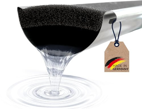 RinnenSchaum Dachrinnenschutz – Power-Schutz für Ihre Regenrinne! Laubfanggitter für Dachrinnen, Dachrinnenblattfilter gegen Laub, Nadeln & Moos, Regenrinnen Laubschutz mit UV- & Frostschutz