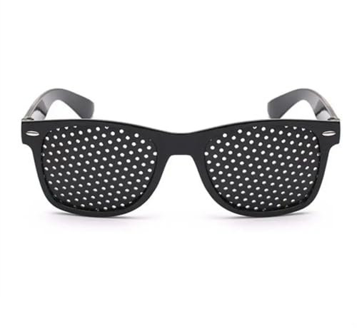 ESMENATZLS Nero Ciclismo Eyewear Pin Hole Occhiali Da Sole Occhi Esercizio Occhiali Da Vista di Formazione Degli Occhi Occhiali Da Vista Migliorare