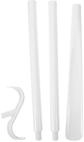 MAGICLULU Calzascarpe Manico in ABS, Supporto per Indossare Scarpe e Abbigliamento, Bianco, per Disabili e Donne in Gravidanza