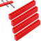 Uadme Porte Embout Visseuse, 5 Pièces Bande de Rangement pour Embouts, 12 Trous Porte-Embouts Hexagonaux, pour Tournevis, Perceuse