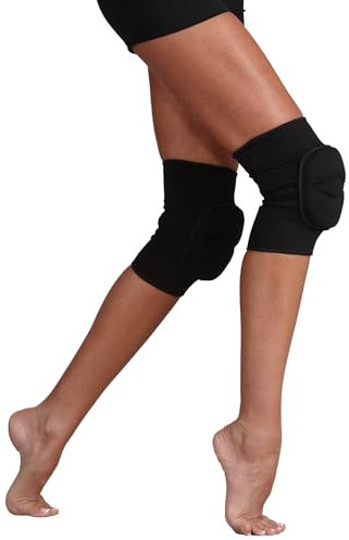 Silky Dance Knee Pads Knee Brace for Modern and Urban Dance Volleyball Sports - Black - Small