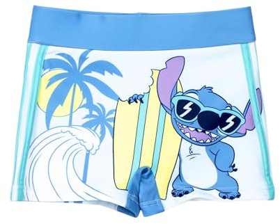 Disney Stitch Pantaloncini da Bagno da Ragazzi, Boxer da Bagno, Costume da Bagno per Bambino Stitch, Taglia 5 Anni