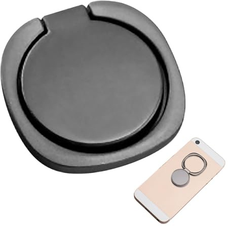 Telefonstativ ringhandtag, magnetisk telefonringhållare – ultratunn mobiltelefonhandtagsstativ | magnetisk universaltelefonring, kan roteras 360 grader, justerbar 180 grader, tillbehör för bilhållare,