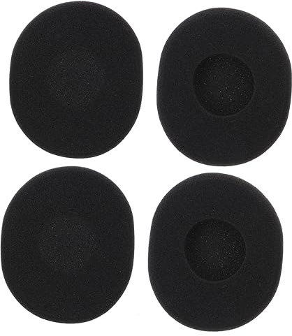 DIYEAH 4pezzi Cuscinetti Auricolari Ricambio Per Cuffie Copriauricolari Per Cuffie Cuscinetti Auricolari in Cotone Memory Protettivi Per Orecchie Comodi e Traspiranti