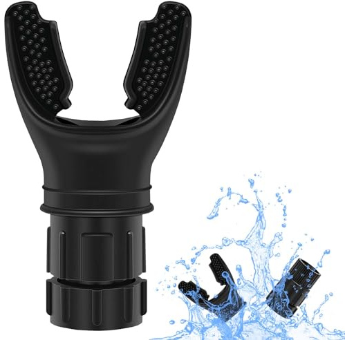 Kecartu Breathing Trainer, Boost Breathing Exerciser, Portable Respiratory Muscle Trainer, Lung Exercise Device with Soft Silicone for Fitness,Training | Adjustable Resistance | Easy to Clean, Black
