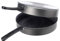 ALLUFLON Tradizione Italia Fornetto/Girafrittata Alto, Alluminio, Nero, 28 cm