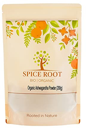Organic Ashwagandha Powder 200g (Withania somnifera) - Premium Quality, Certified Organic | Adaptogenic Herb | Immune Support | Ayurveda | Stress Relief
