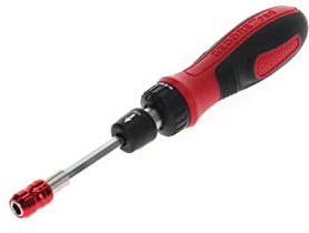 Gedore 3301341 Destornillador De Carraca Porto-Puntas Telescópico 1/4