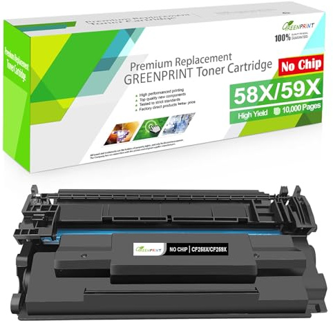 【SIN Chip】Cartucho de Tóner Compatible 59X CF259X（59A CF259A）Alta Capacidad de 10000 Páginas para H P M304a M404dw M404dn M404n M428dw M428fdw M428fdn M428m M406dn M430f M304 - embalaje puede variar