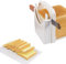 Affettatrice per Pane,Tagliapasta Regolabile Macchina per Panini Manuale Taglierina per Pagnotta Affettatrice per Toast Pieghevole per Pane Fatto in Casa