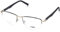 FILA Herren VFI444 Sonnenbrille, SH.Rose Gold W/Black Parts, 53