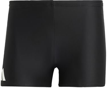 adidas Herren Solid Swim Boxers, Black/White, XL